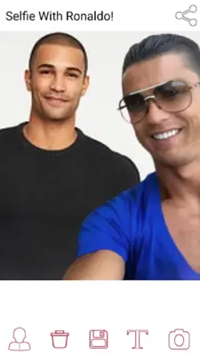 Selfie With Ronaldo! android App screenshot 2